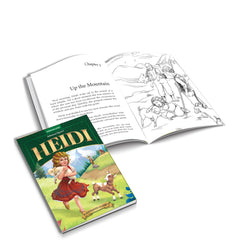 Dreamland Classic Tales Heidi - llustrated Abridged Classics for Children with Practice Questions