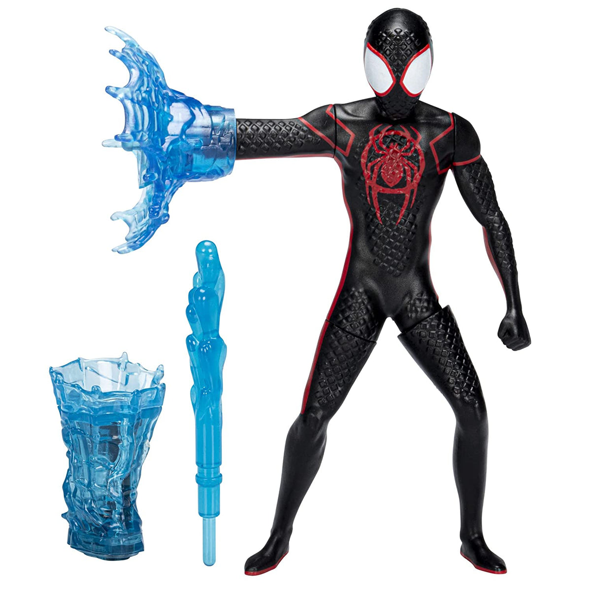 Marvel Spider-Man: Across The Spider-Verse 6-Inch-Scale Web Spinning Miles Morales Deluxe Action Figure for Kids Ages 4 and Up