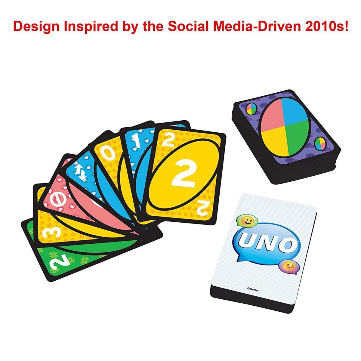 Mattel Games UNO Iconic 2010s Card Game for Ages 7+ - FunCorp India