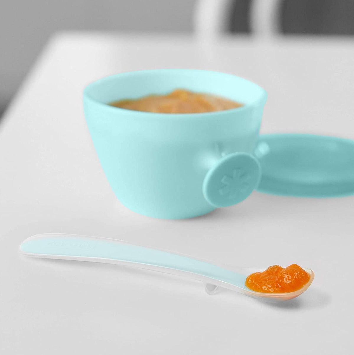 Skip Hop Easy-Feed Spoons Teal-Grey - Weaning Accessory For Ages 0-3 Years