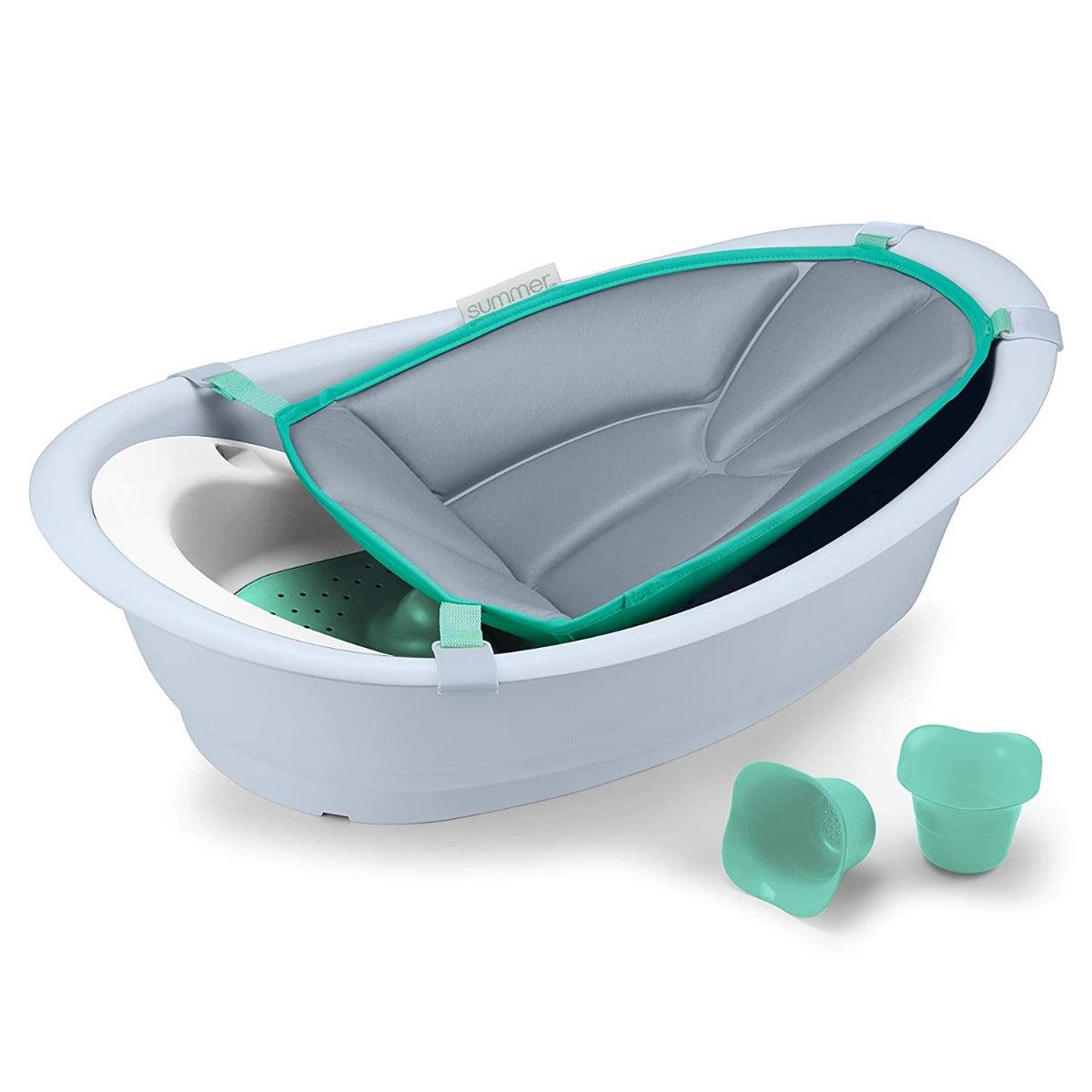 Summer Infant Gentle Support Multi-Stage Bath Tub Neutral - Bath Tub For Ages 0-12 Months