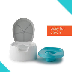 Summer Infant 2-In-1 Step Up Potty Training Blue & Grey - Potty Training For Ages 18-48 Months