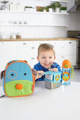 Skip Hop Zoo Back To School Dog - Stainless Steel Lunch Box For Ages 3-6 Years