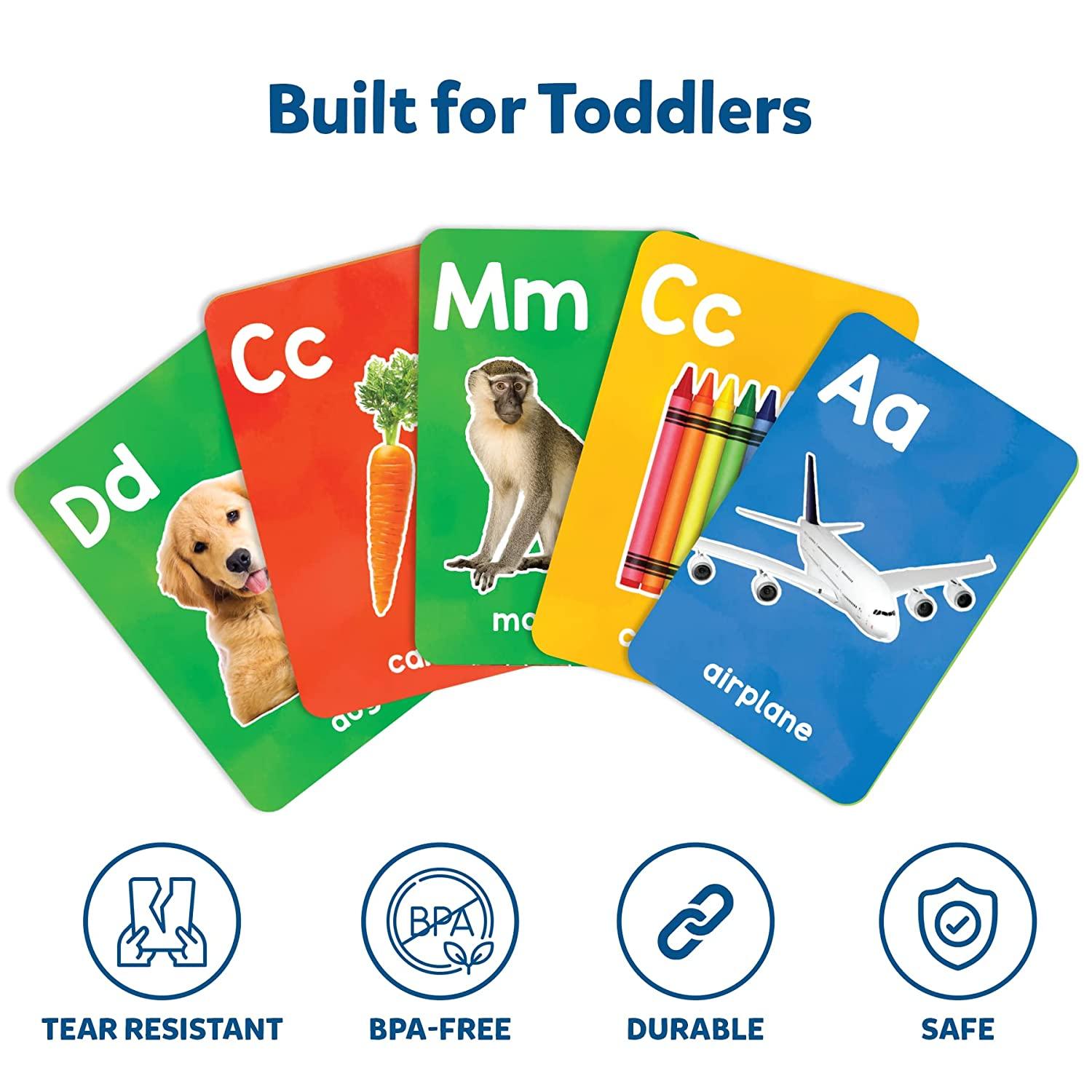 Skillmatics Letters & First 100 Words - 3 in 1 Educational Flash Cards for Ages 2+ - FunCorp India