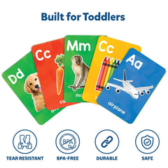 Skillmatics Letters & First 100 Words - 3 in 1 Educational Flash Cards for Ages 2+ - FunCorp India