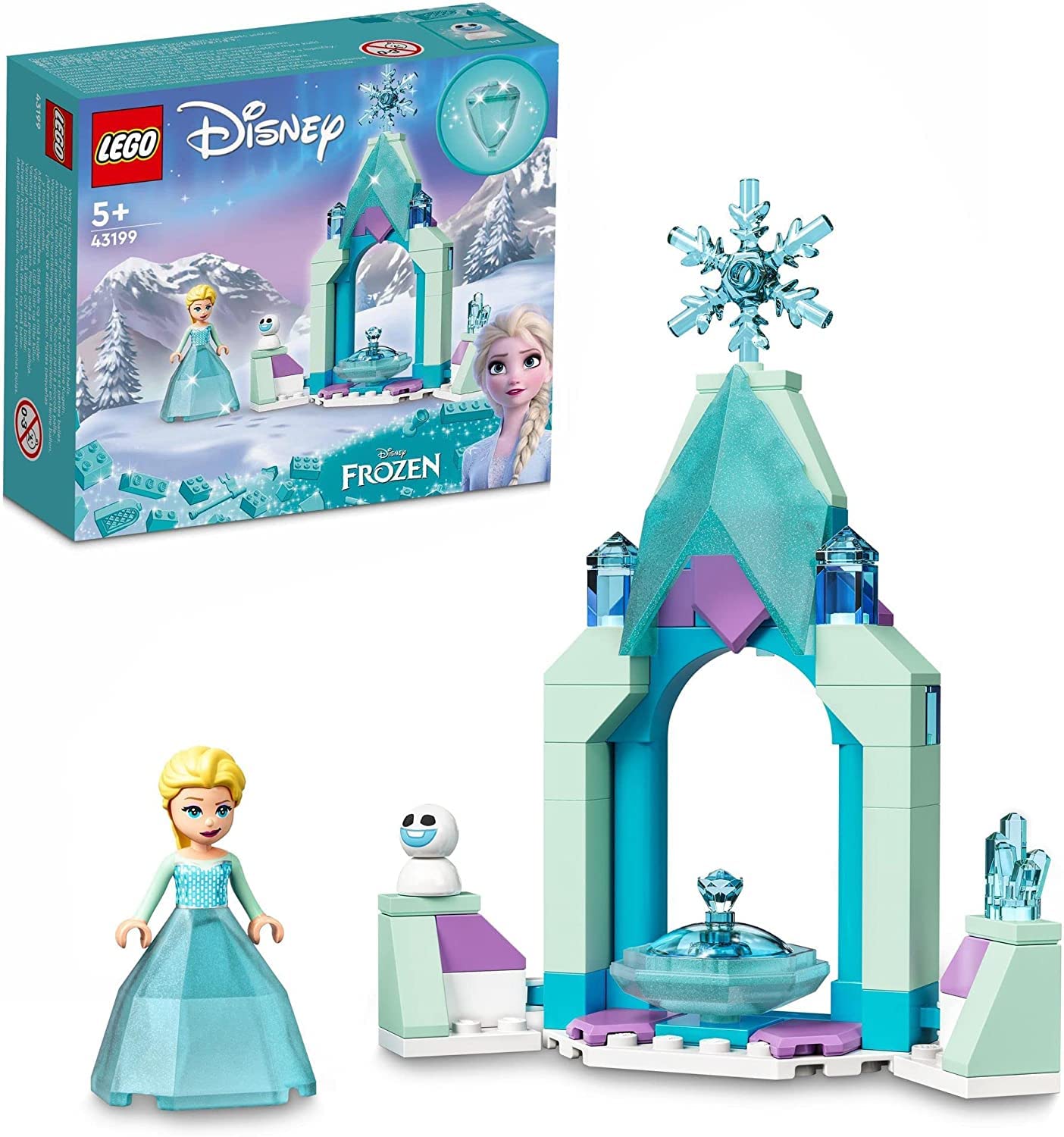 Buy LEGO Disney Elsa’s Castle Courtyard Building Kit For Ages 5+ Online ...