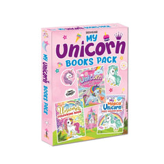My Unicorn Pack of 3 - Sticker, Activity and Colouring Books for Kids Ages 3+ (English)