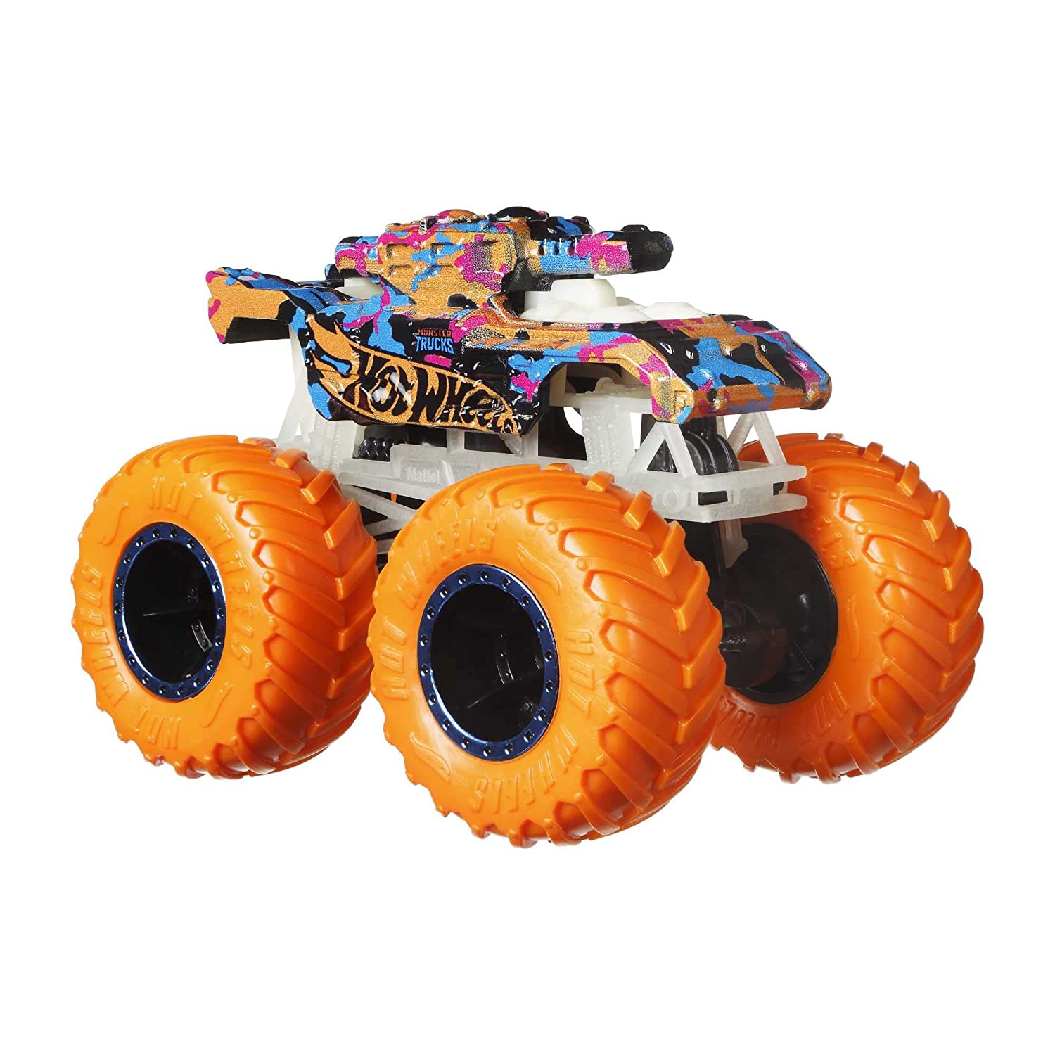 Hot Wheels Monster Trucks Glow In The Dark Multipack of 10 Collectible for Gift for Kids Ages 4+