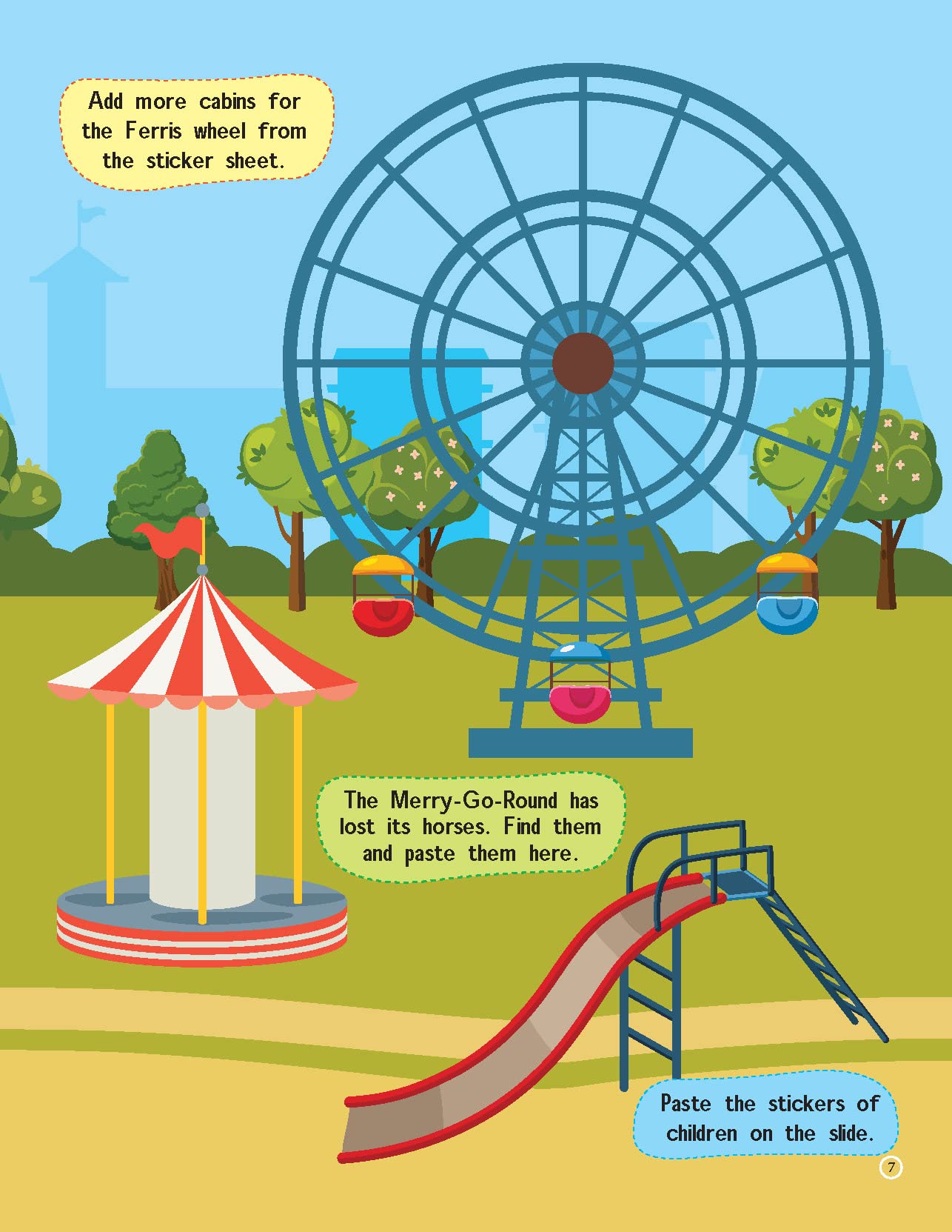 Dreamland 555 Stickers, Holiday and Play Activity and Colouring - An Activity Book for Kids Ages 3+