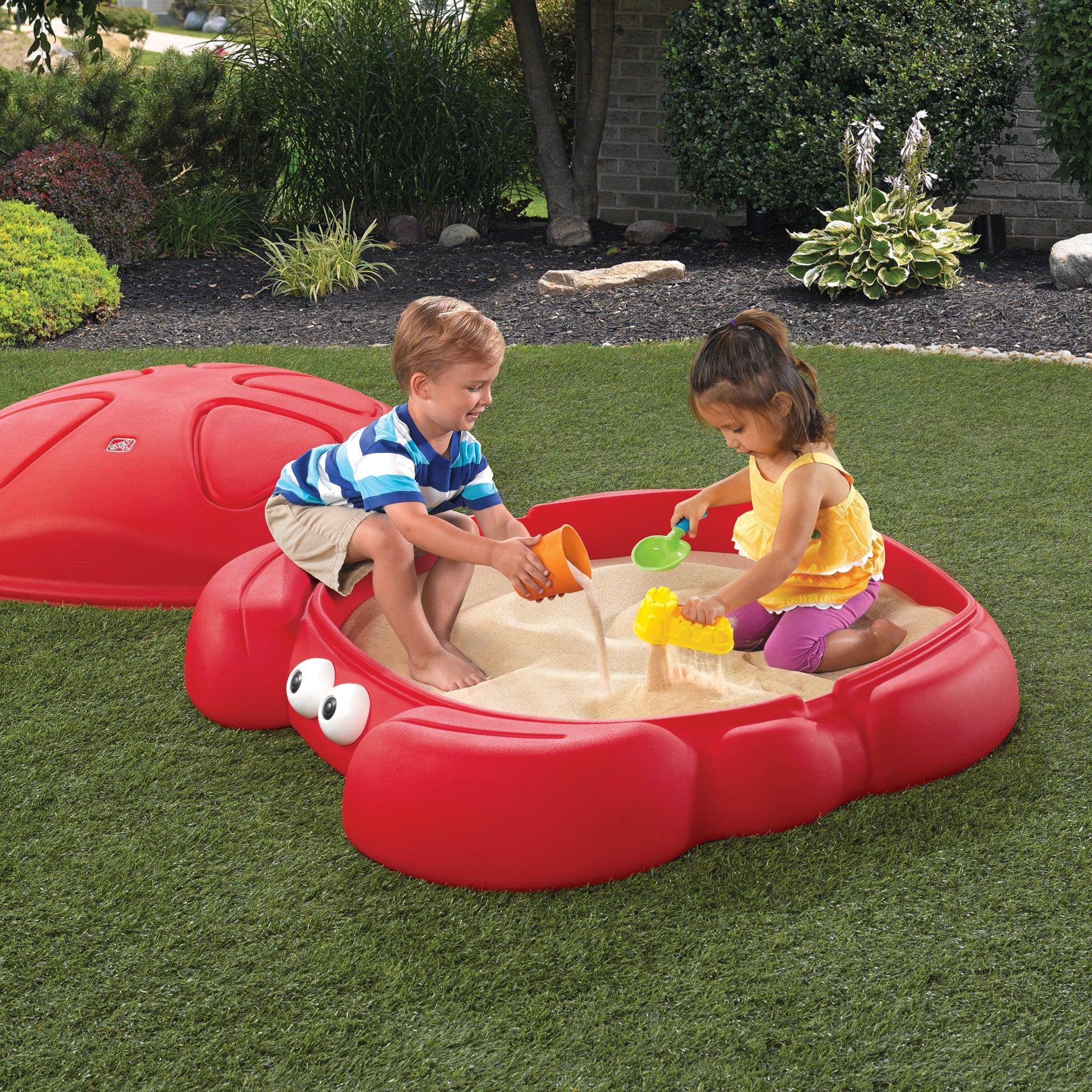 Step2 Crabbie Sandbox With Outdoor Cover Play Pen for Kids - FunCorp India