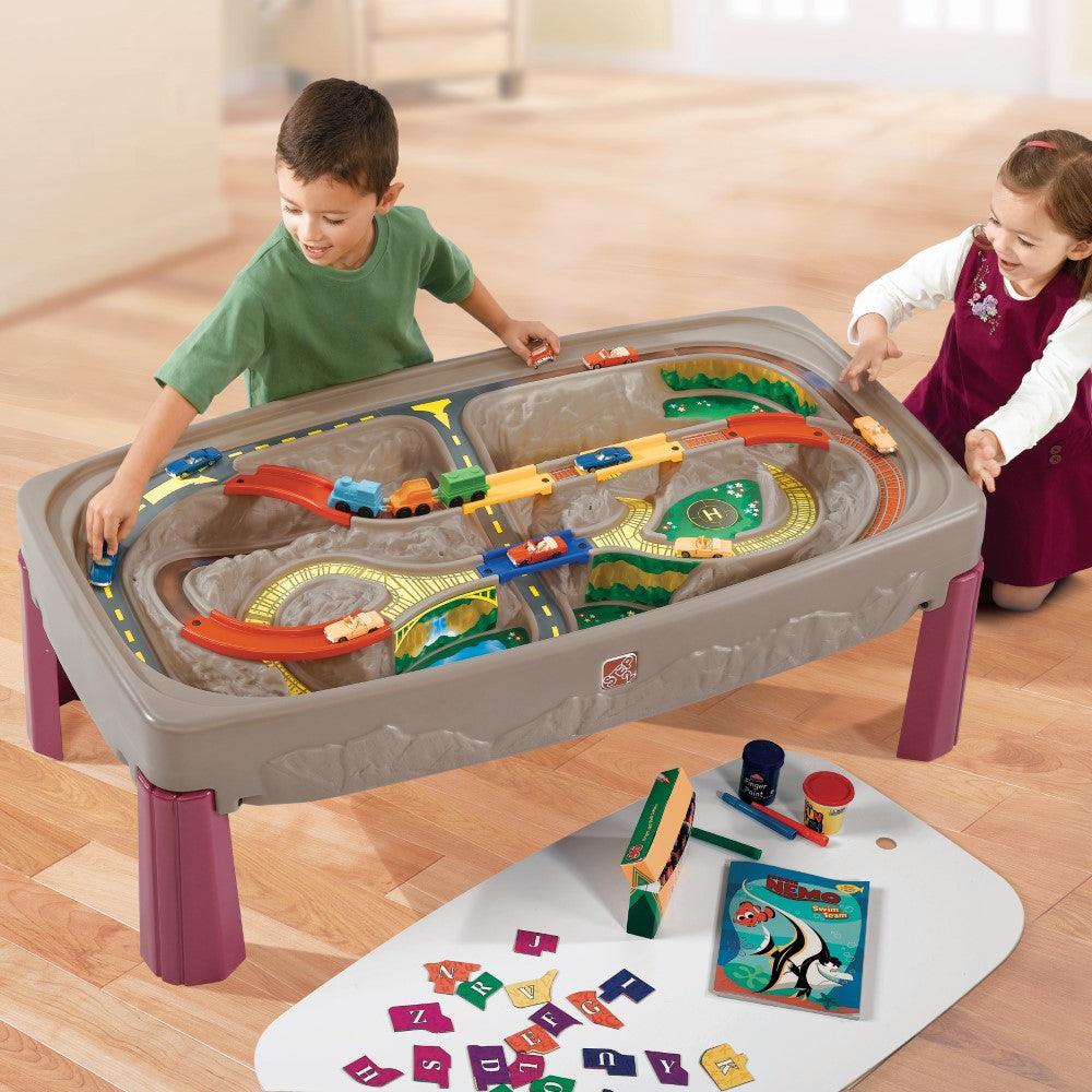 Step2 Deluxe Canyon Road Train and Track Table for Kids - FunCorp India