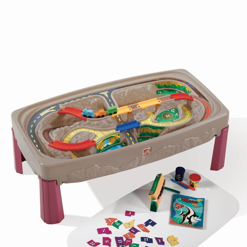 Step2 Deluxe Canyon Road Train and Track Table for Kids - FunCorp India