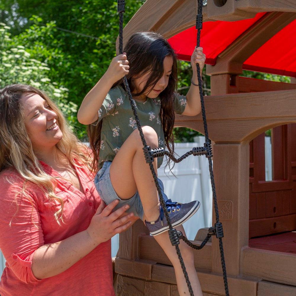 Step2 Naturally Playful Adventure Lodge Play Center with Glider for Kids - FunCorp India