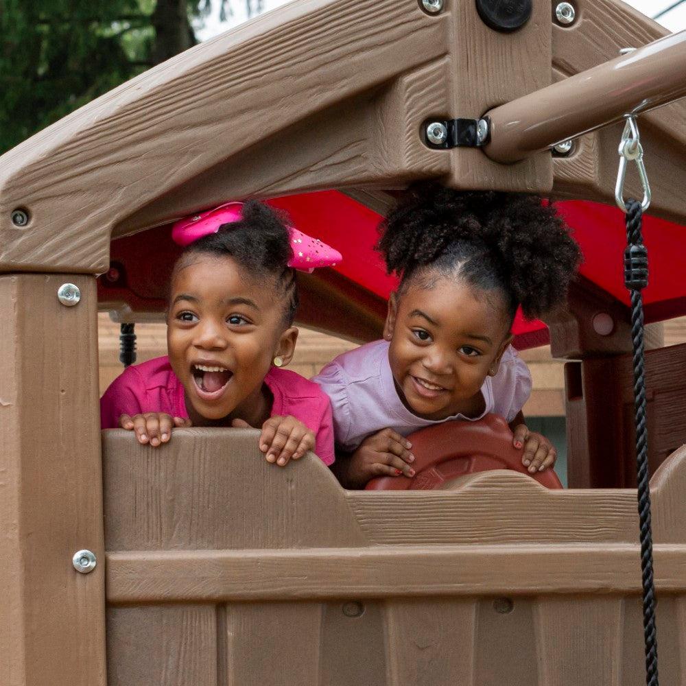 Step2 naturally playful big folding pink outdoor cheap slide for toddlers