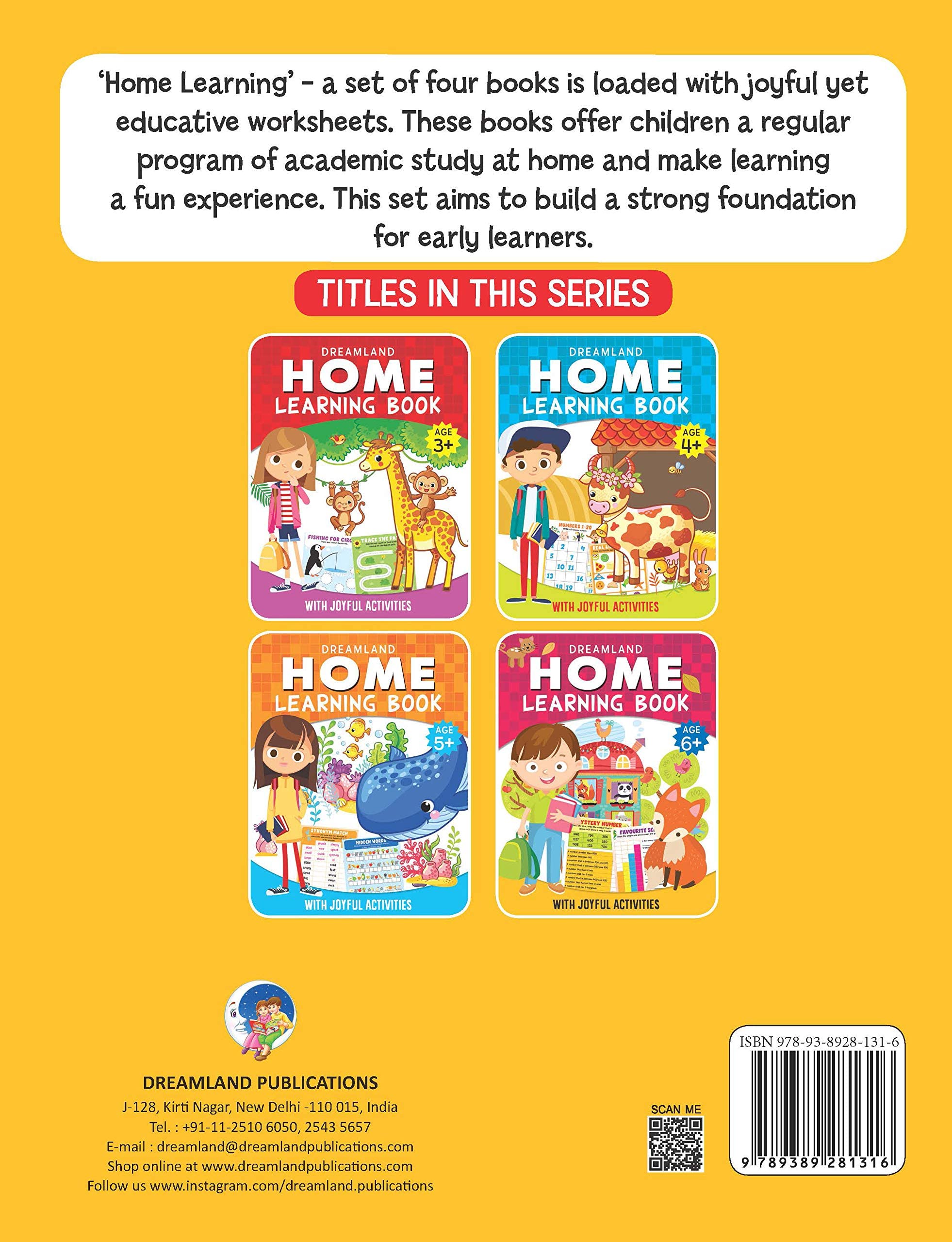 Dreamland Home Learning Book With Joyful Activities 6+ An Interactive & Activity Book For Kids (English)