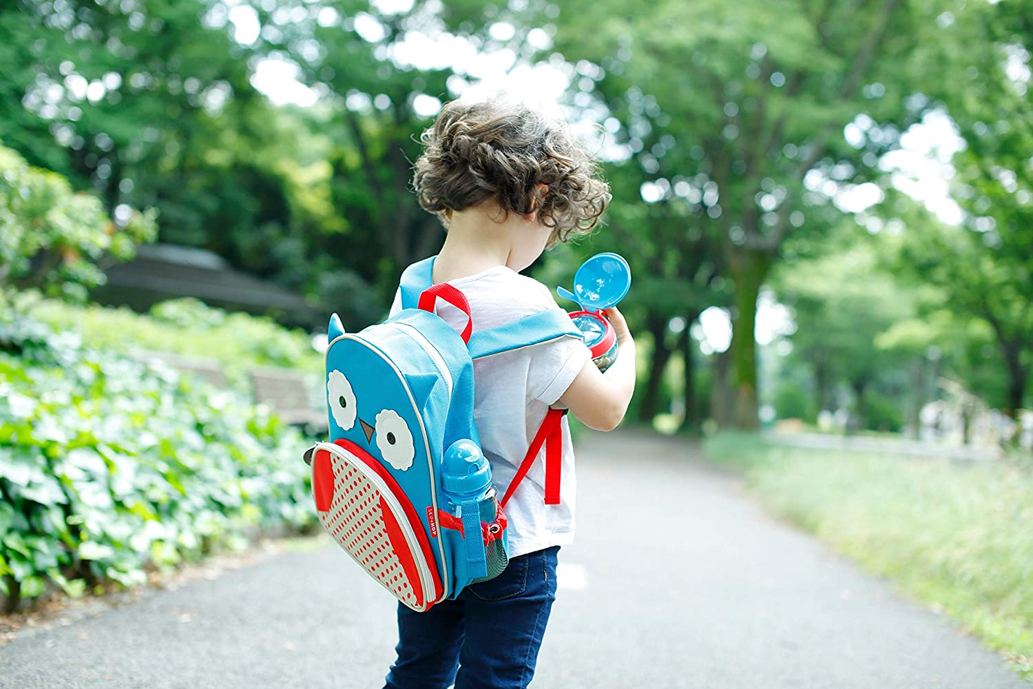 Skip Hop Zoo Little Kid Backpack, Owl for Kids Ages 3-6 Years