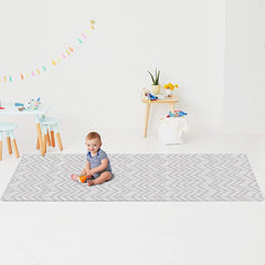 Skip Hop Doubleplay Reversible Playgym Little Travllers - Playmats For Ages 0-2 Years