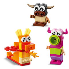 LEGO Classic Creative Monsters with 5 Toy Figures Building Kit For Ages 4+
