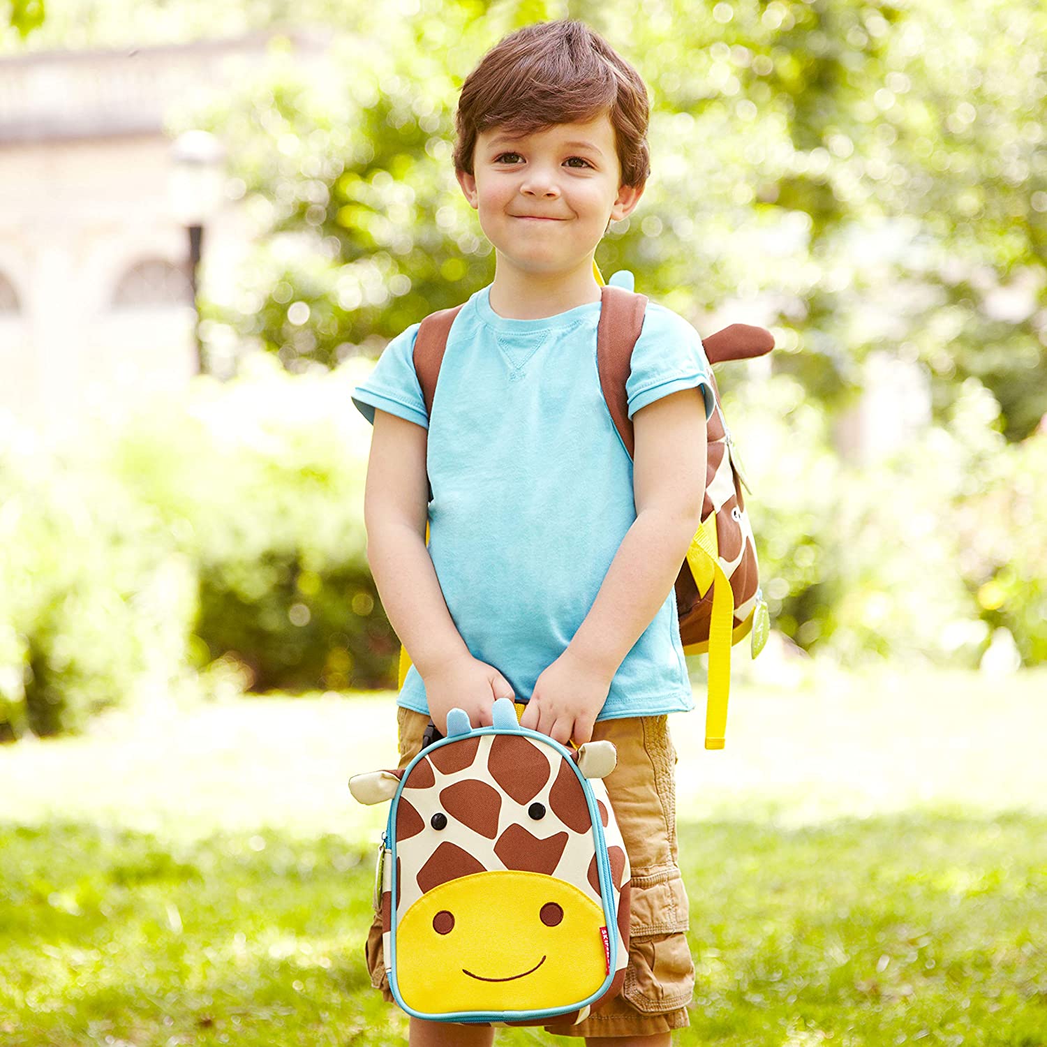Skip Hop Zoo Lunchie Insulated Kids Lunch Bag, Giraffe for Kids Ages 3+