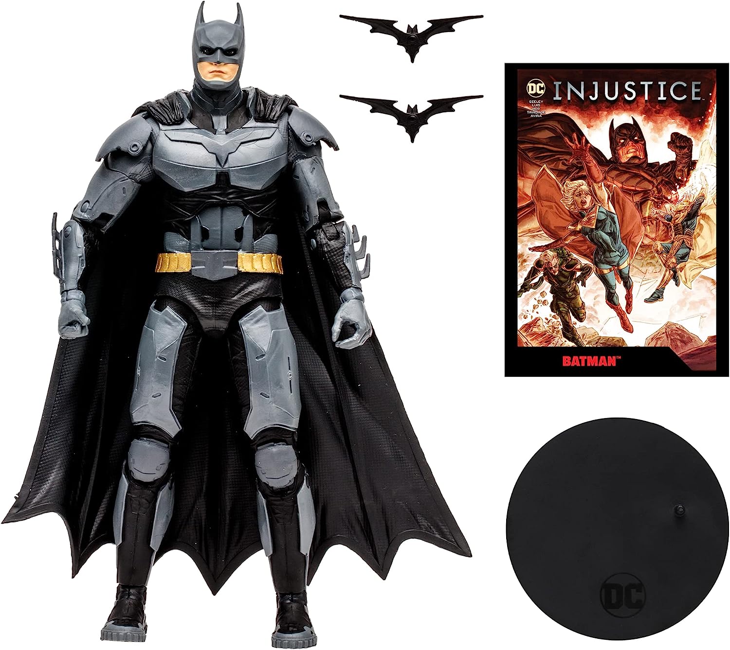 Mcfarlane Toys DC Direct - Page Punchers Batman 7 Inch Action Figure with Comic - Injustice 2