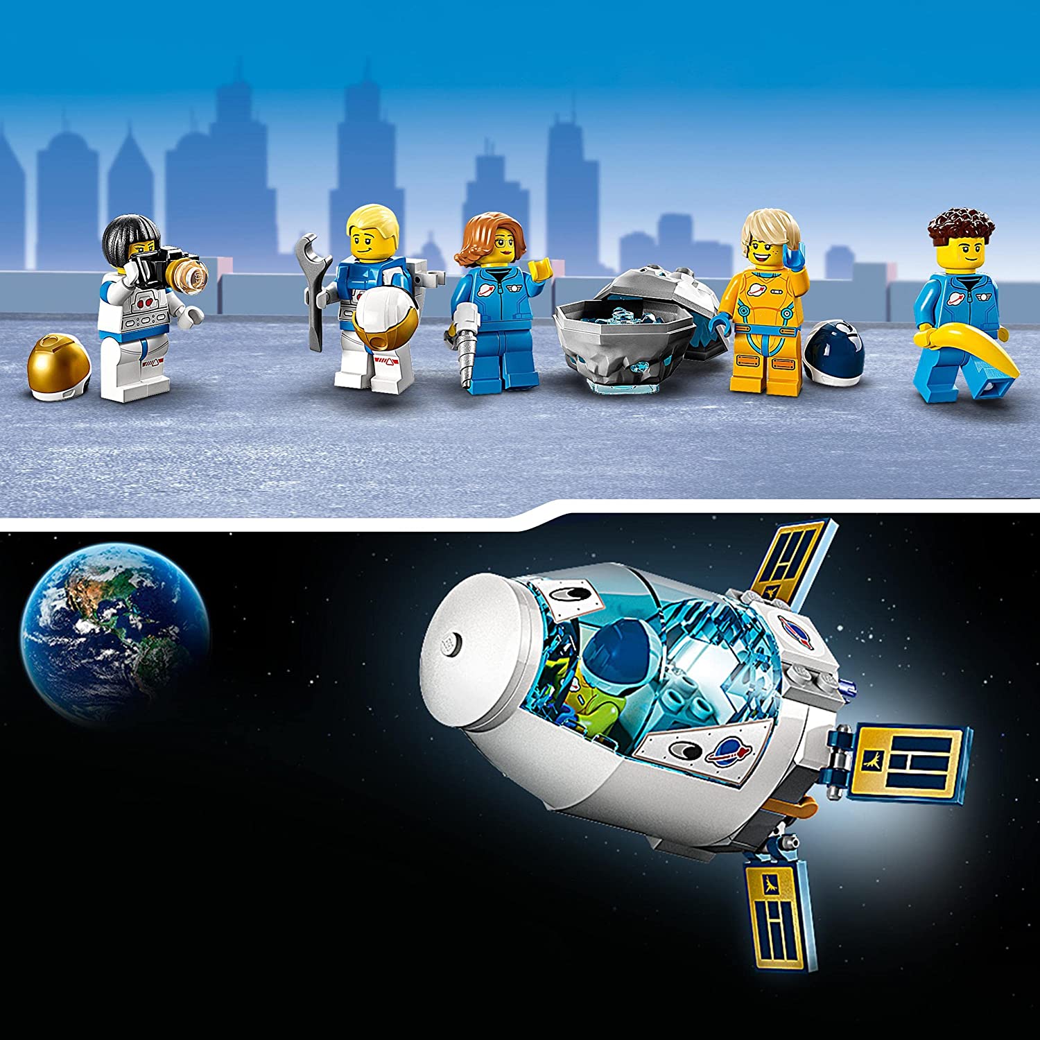 LEGO City Lunar Space Station Building Kit For Ages 6+