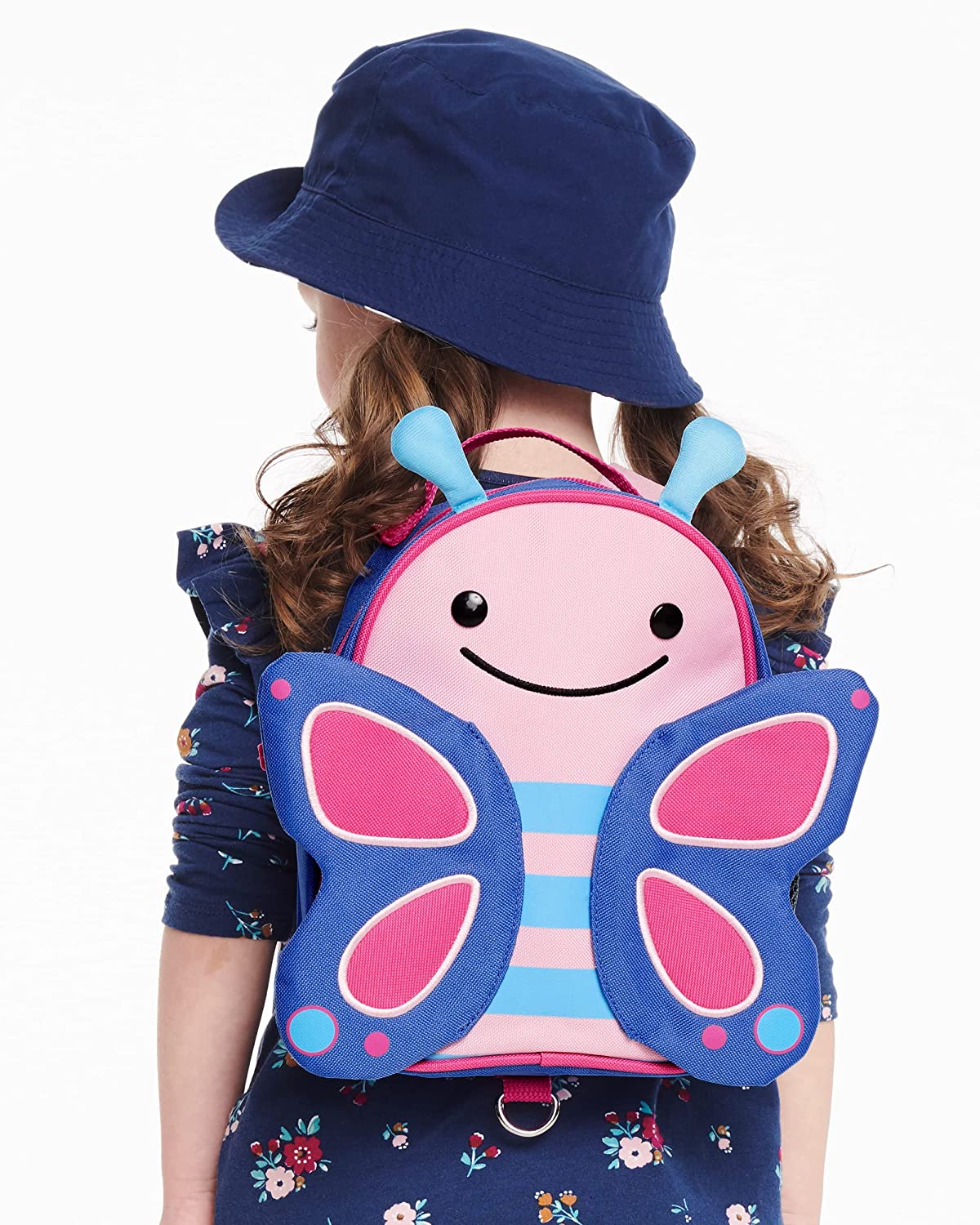 Skip Hop Zoo Little Kid and Toddler Safety Harness Let Backpack, Butterfly for Kids Ages 3+
