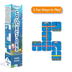 Skillmatics Connectors Think & Link Shark Attack - Family Game for Ages 6+ - FunCorp India