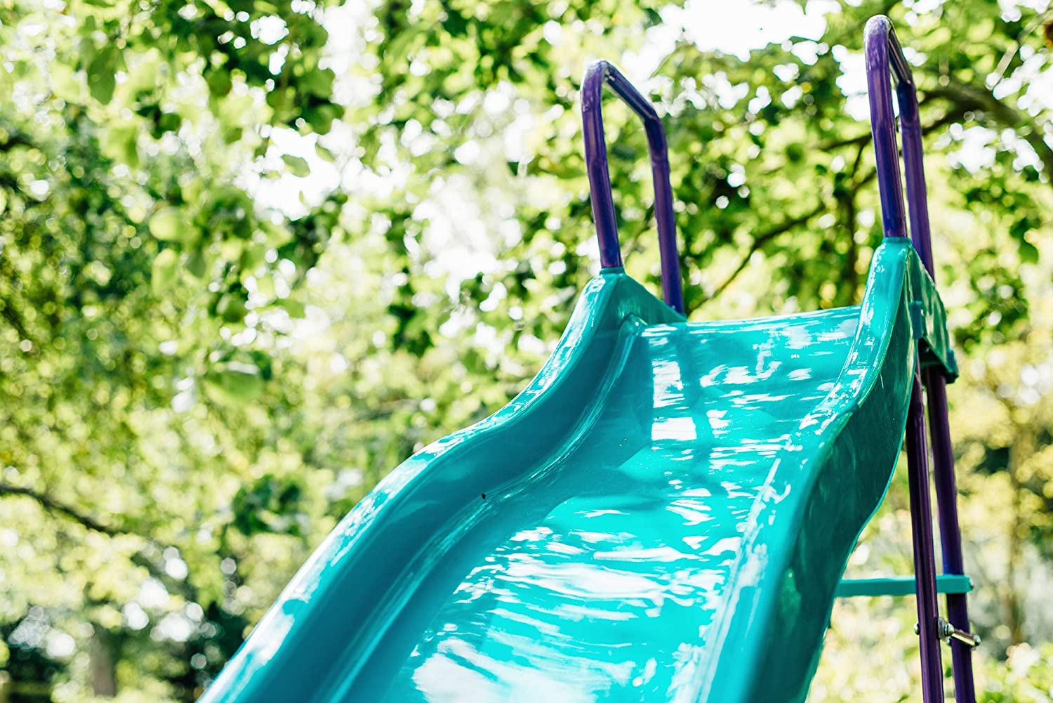 Plum Haumea Wave Metal Outdoor Slide for Chldren Ages 3+