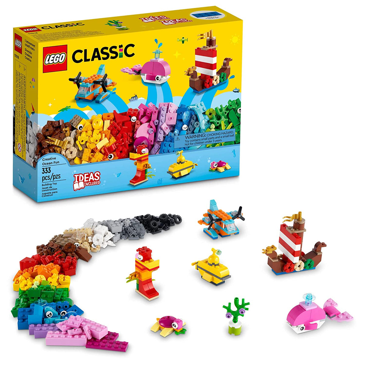 LEGO Classic Creative Ocean Fun Building Kit For Ages 4+