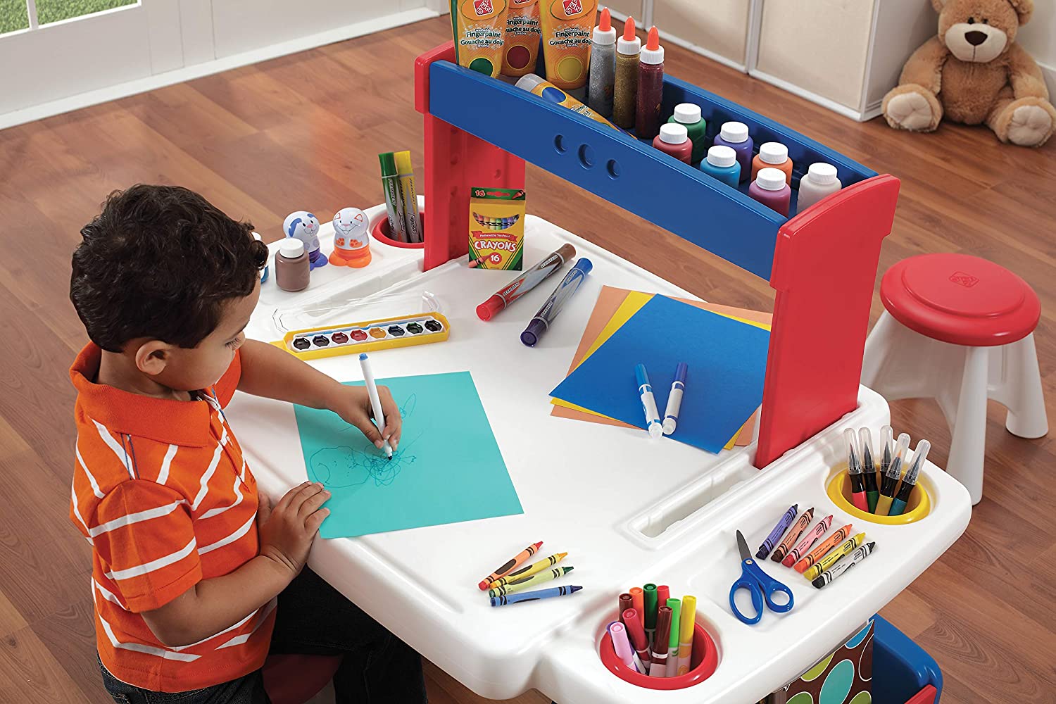 Step2 Creative Project Table with Stool Play & School Furniture for Kids