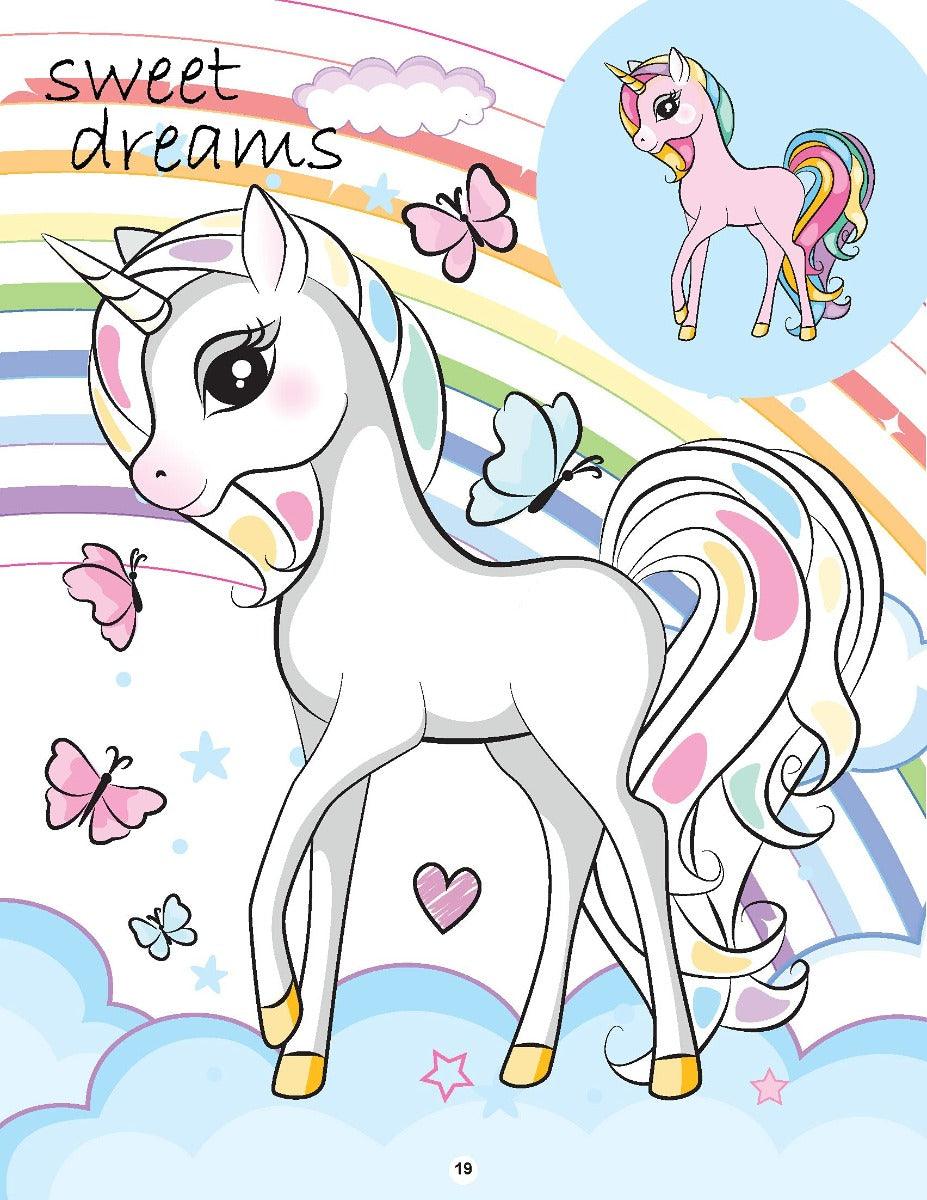 My Magical Unicorn Copy Colour Book - Make Your Own Magic Colouring Book for Children Ages 2 -7 Years (English)
