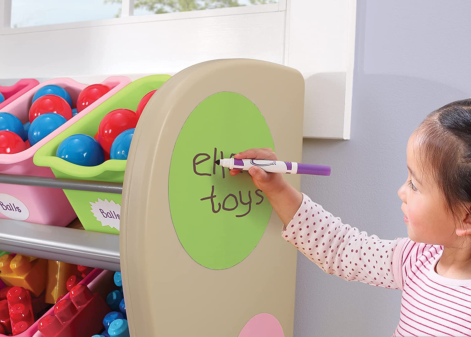 Step2 Fun Time Room Organiser, Pink - Play & School Furniture for Kids