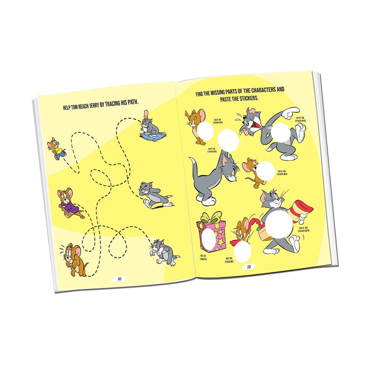 Dreamland Tom and Jerry Copy Colouring and Activity Books Pack - A Drawing Painting & Colouring Book For Kids - Pack of 3 Books(English)