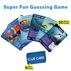 Skillmatics Guess in 10 Underwater Animals - Family Card Game for Ages 8+ - FunCorp India