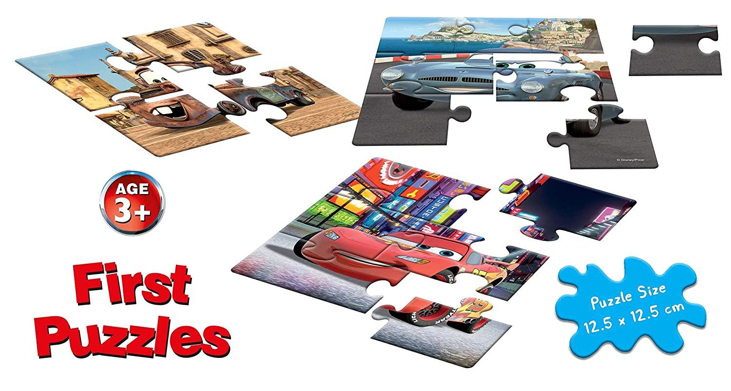 Frank Disney Pixar Cars 3 Puzzles in 1 - A Set of 3 48 Pc Jigsaw Puzzles for 5 Year Old Kids and Above