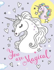 My Magical Unicorn Copy Colour Book - Make Your Own Magic Colouring Book for Children Ages 2 -7 Years (English)