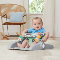 Summer Infant Learn-To-Sit 2-Position Floor Booster Seat Grey - Booster Seats For Ages 4-12 Months