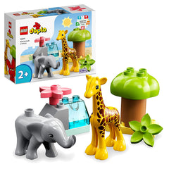 LEGO Duplo Wild Animals of Africa Building Kit For Ages 2+