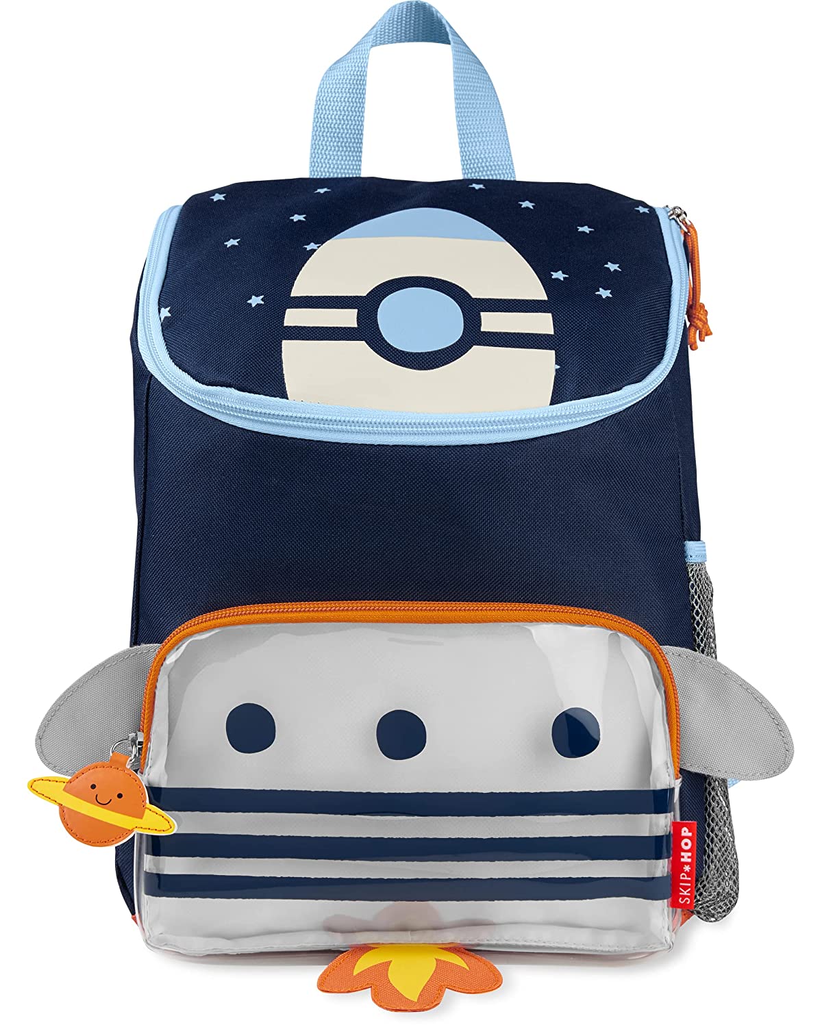 Skip Hop Back To School Spark Style Big Kid Backpack, Rocket for Kids Ages 3-7 Years