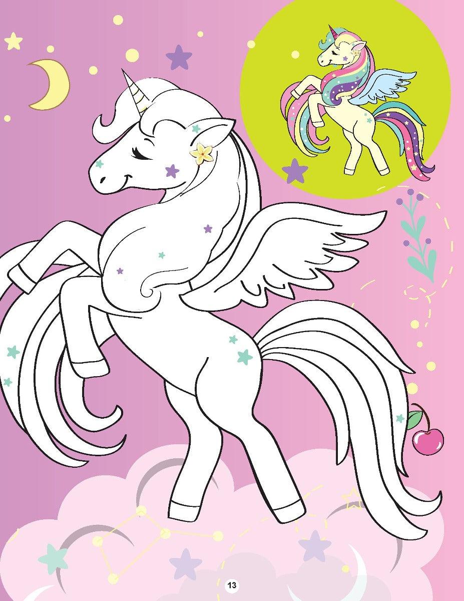 My Magical Unicorn Copy Colour Book - Make Your Own Magic Colouring Book for Children Ages 2 -7 Years (English)