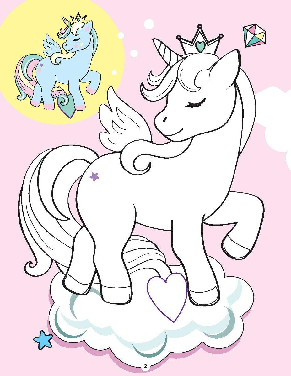 My Magical Unicorn Copy Colour Book - Make Your Own Magic Colouring Book for Children Ages 2 -7 Years (English)