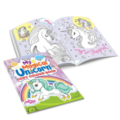 My Magical Unicorn Copy Colour Book - Make Your Own Magic Colouring Book for Children Ages 2 -7 Years (English)