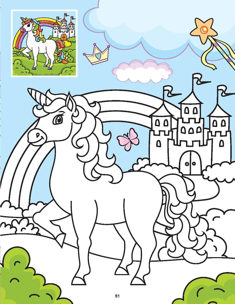 My Magical Unicorn Copy Colour Book - Make Your Own Magic Colouring Book for Children Ages 2 -7 Years (English)