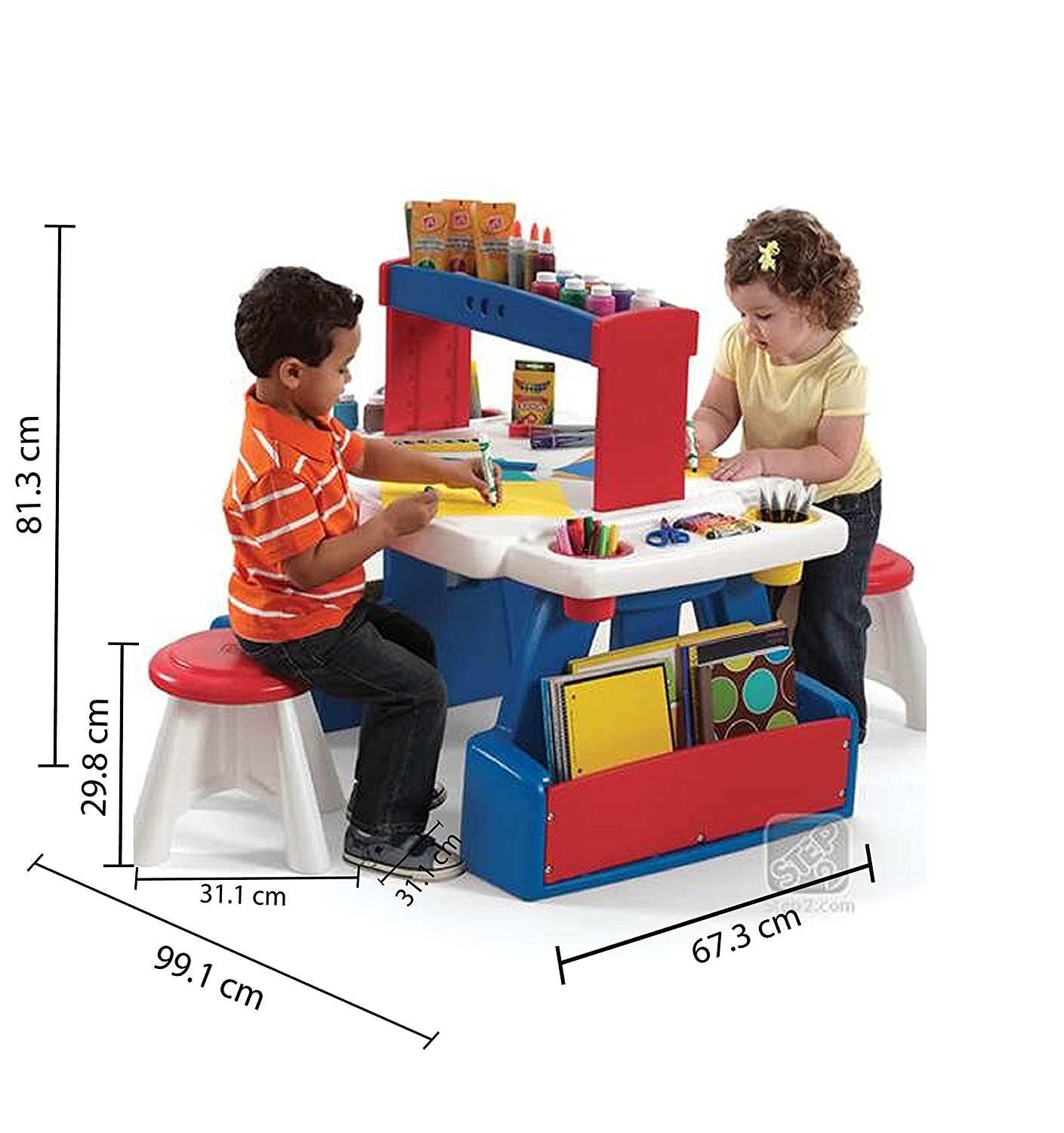 Step2 Creative Project Table with Stool Play & School Furniture for Kids