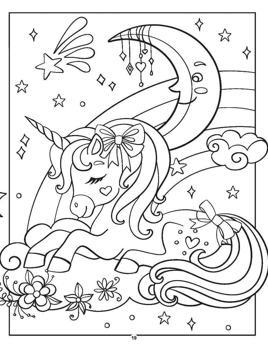 My Unicorn Colouring Book - A Drawing & Activity Book for Kids Ages 2+ (English)