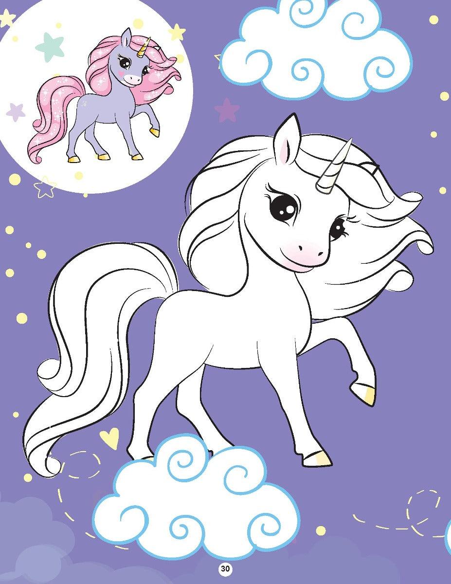 My Magical Unicorn Copy Colour Book - Make Your Own Magic Colouring Book for Children Ages 2 -7 Years (English)