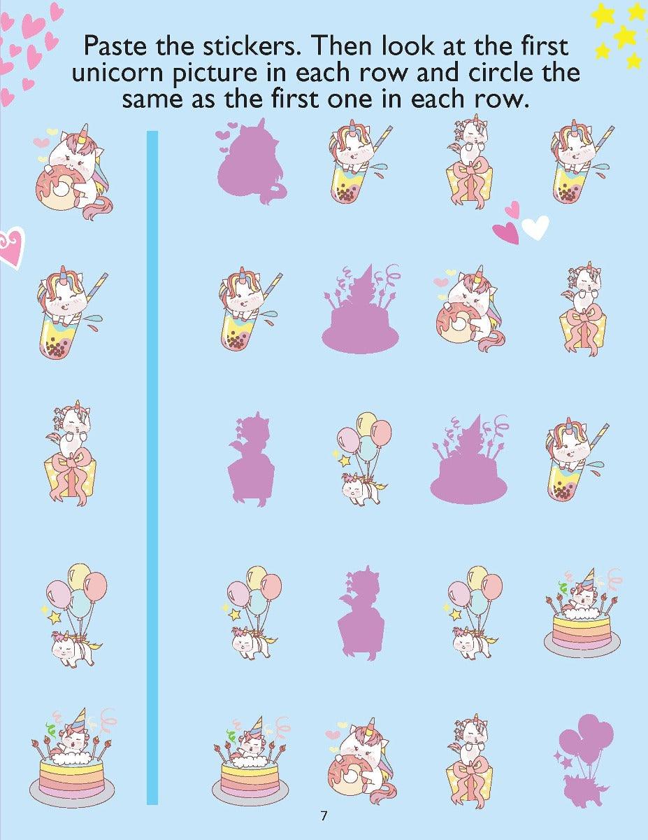 My Magical Unicorn Sticker and Activity Book for Children Ages 3 - 8 Years (English)