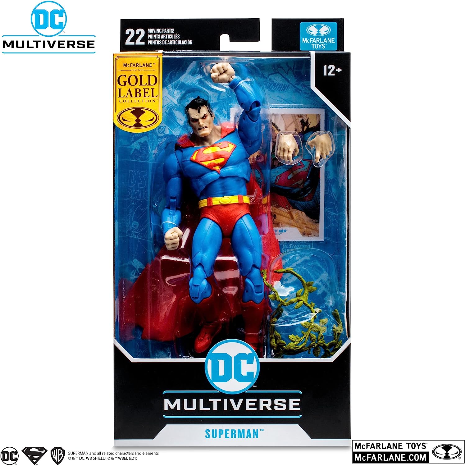 Mcfarlane Toys Hush Superman 7 Inch Angry Laser Eyes Variant Action Figure