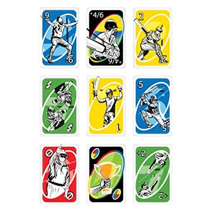 Mattel Games UNO Cricket Card Game for Ages 7+ - FunCorp India