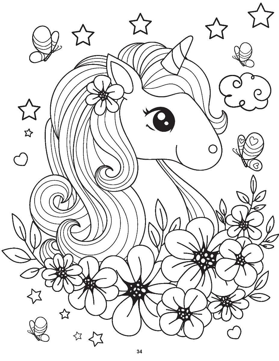 How To Draw A Unicorn (Step by Step) - CraftyThinking